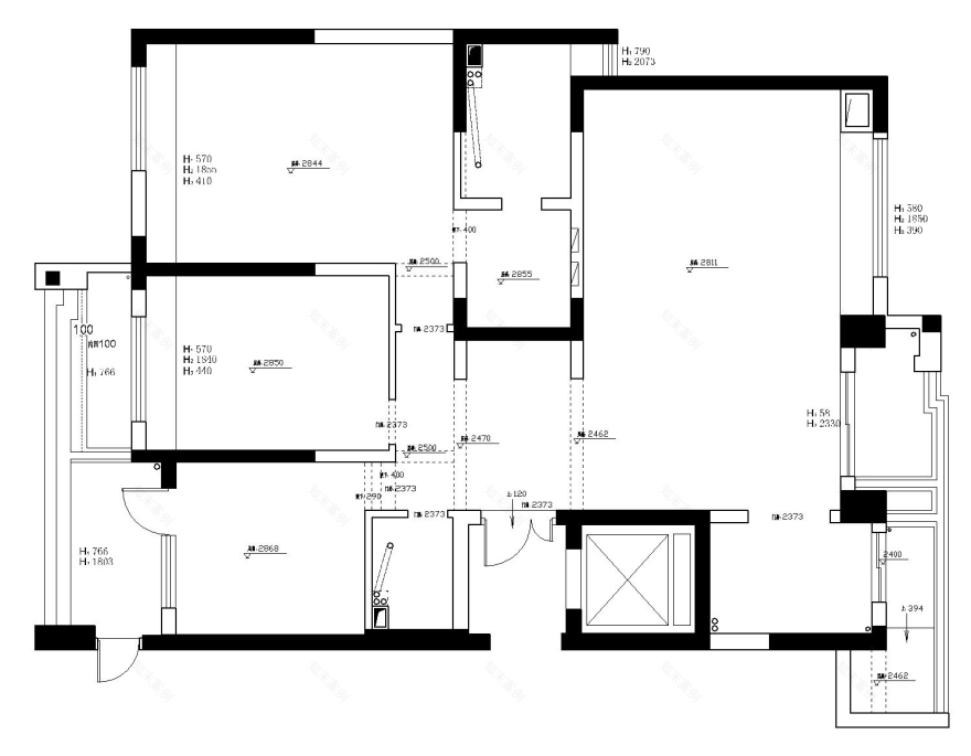 杭州江景房全案设计 | 动静分区,观景休闲的生活方式-16