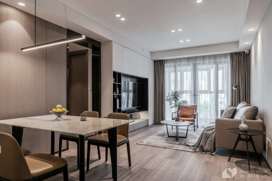 深圳龙光玖龙玺 89㎡现代简约家居设计,境相设计打造灰度空间-37