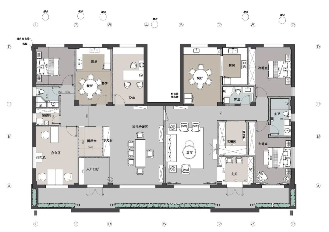 辽宁海滨小城简约风设计,原木之魅诠释自然之美-9