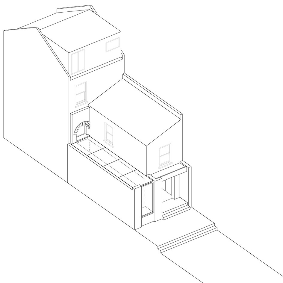 伦敦 Glyn 住宅野兽派风格改造-7