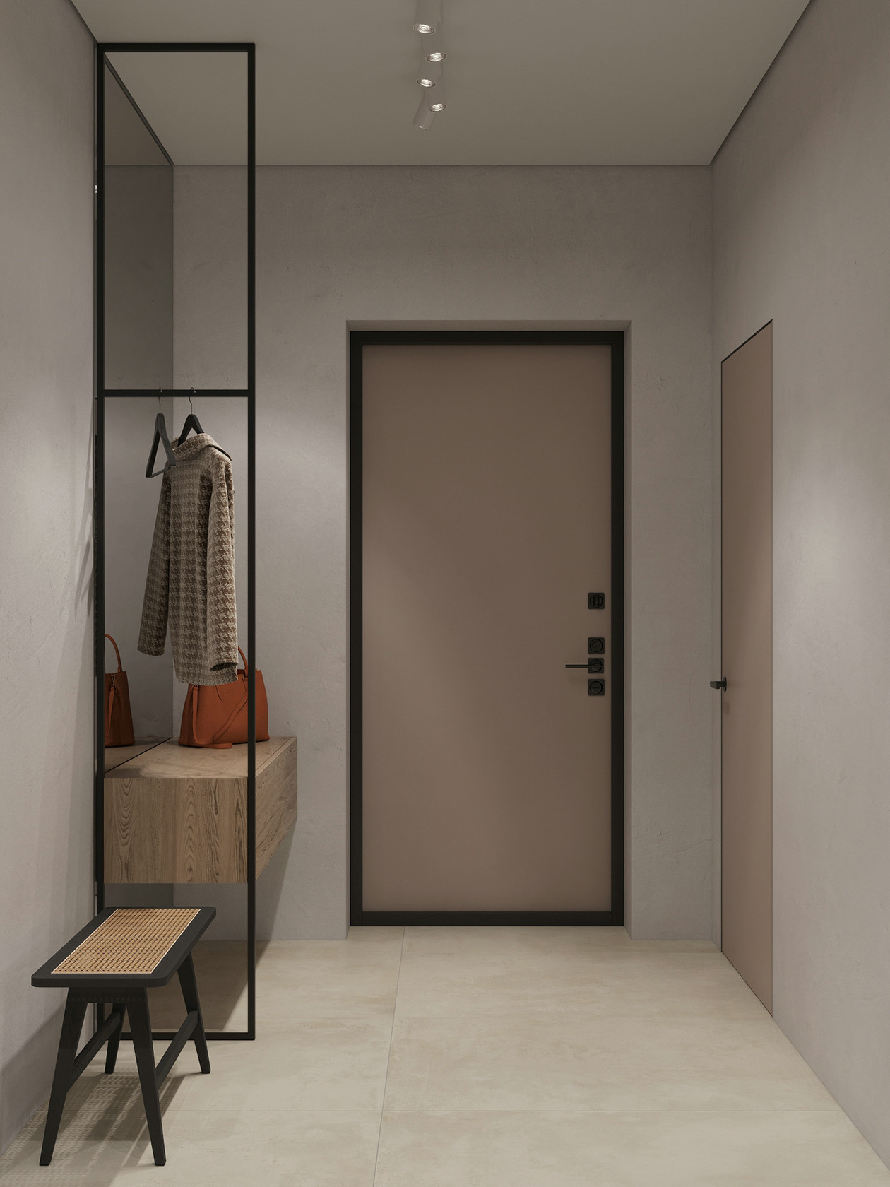 原木搭配活力橙,打造舒适空间感-0