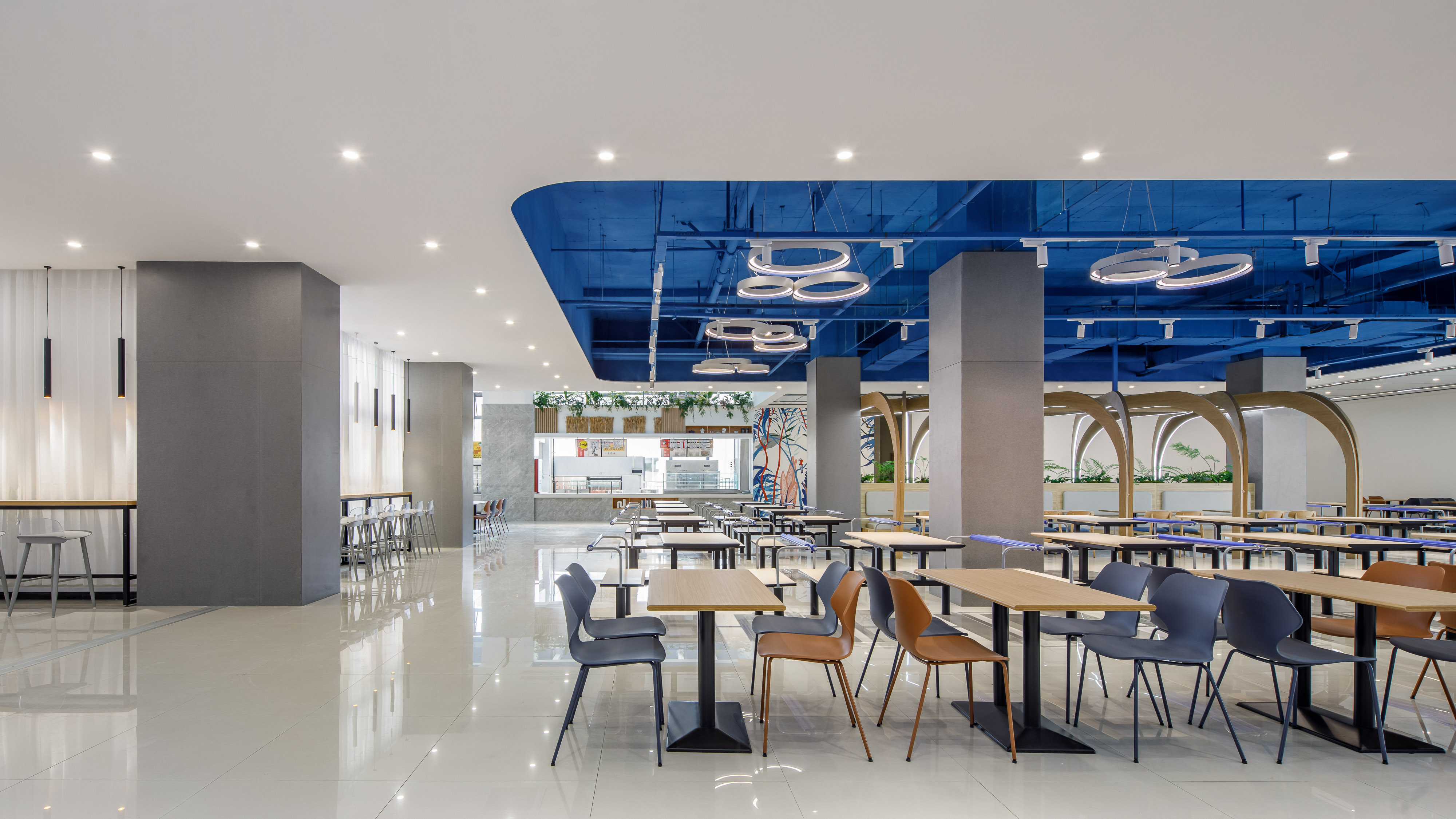 芳华 · 河南工业大学校园餐饮空间设计丨中国郑州丨晓寒建筑空间设计-116