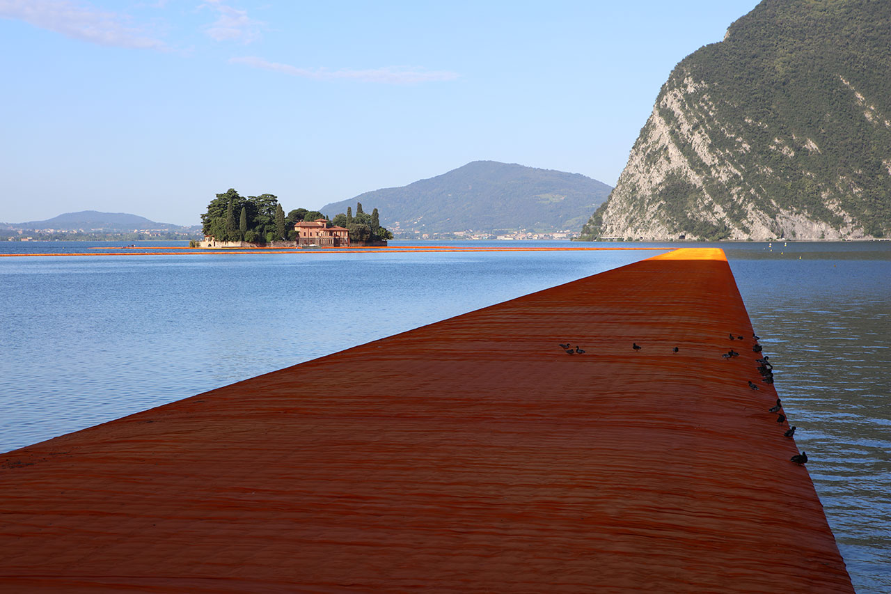 湖上悬浮走廊 | 意大利 Lake Iseo 的“漂浮平台”-10