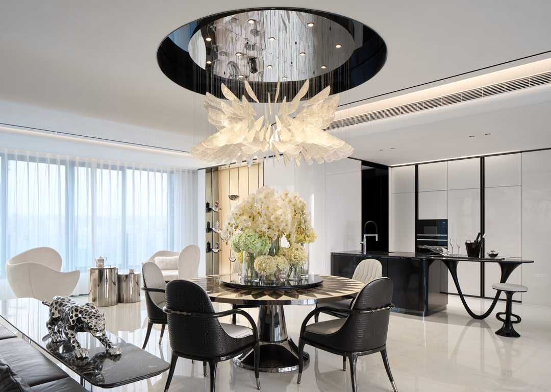 朴悦新作丨重庆塔尖天际豪宅：新希望D10天际·黑珍珠设计方案-97
