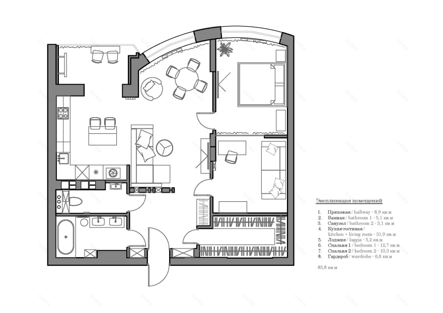 Solid 公寓室内设计丨白俄罗斯明斯克丨Natasha Kalosha,Alena Shkel-20