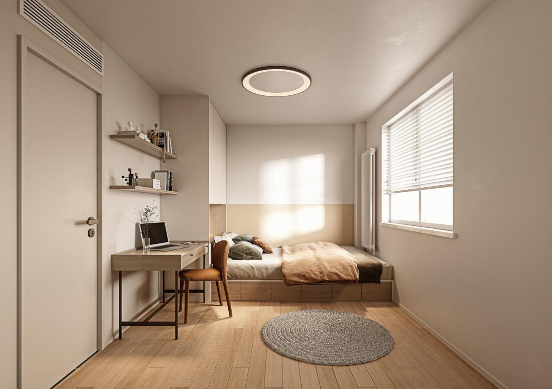 116㎡精致温馨三居室丨研筑国际-6