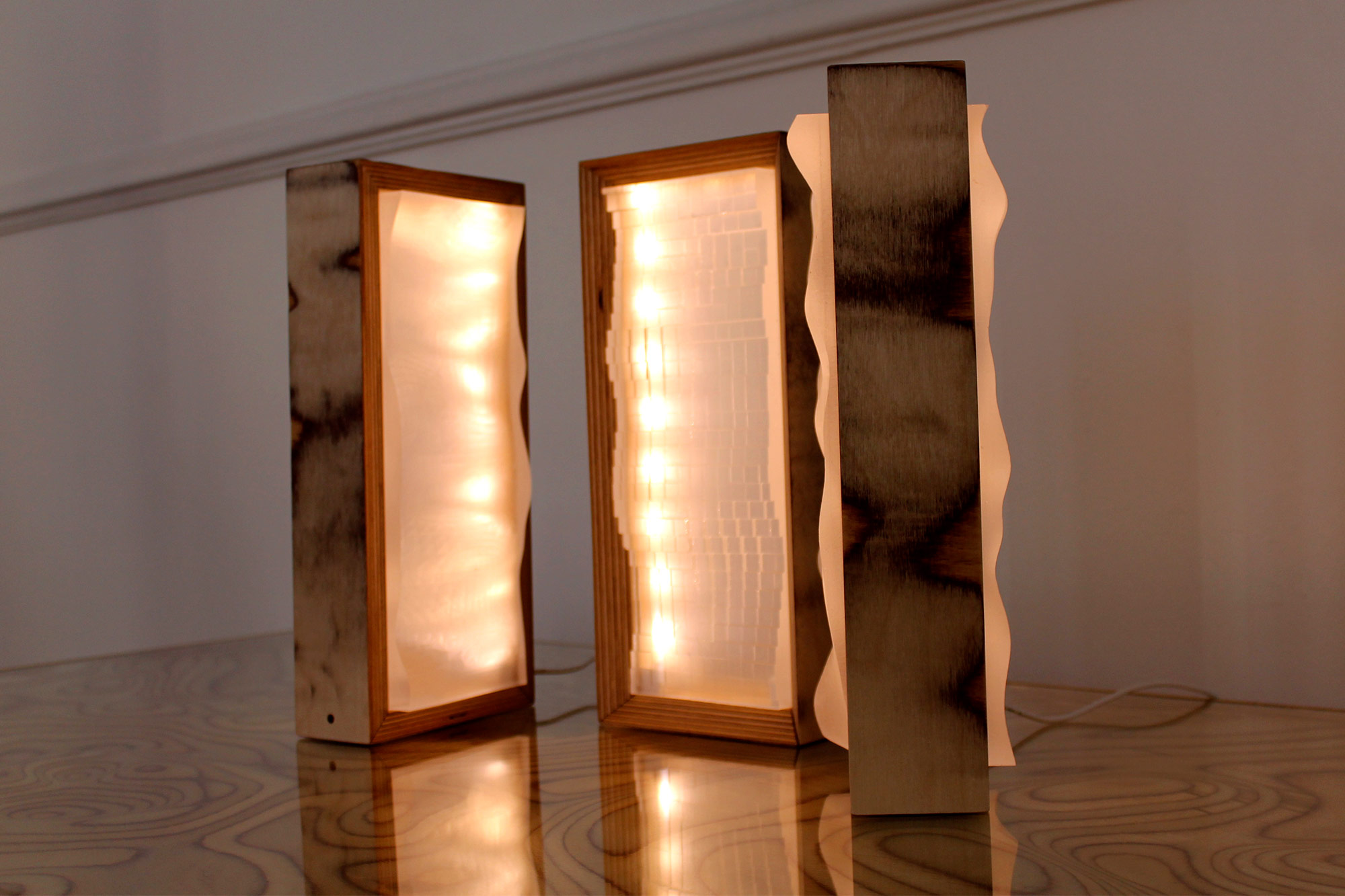 波浪造型的台灯丨洪都拉斯圣巴巴拉丨EXarchitects-31