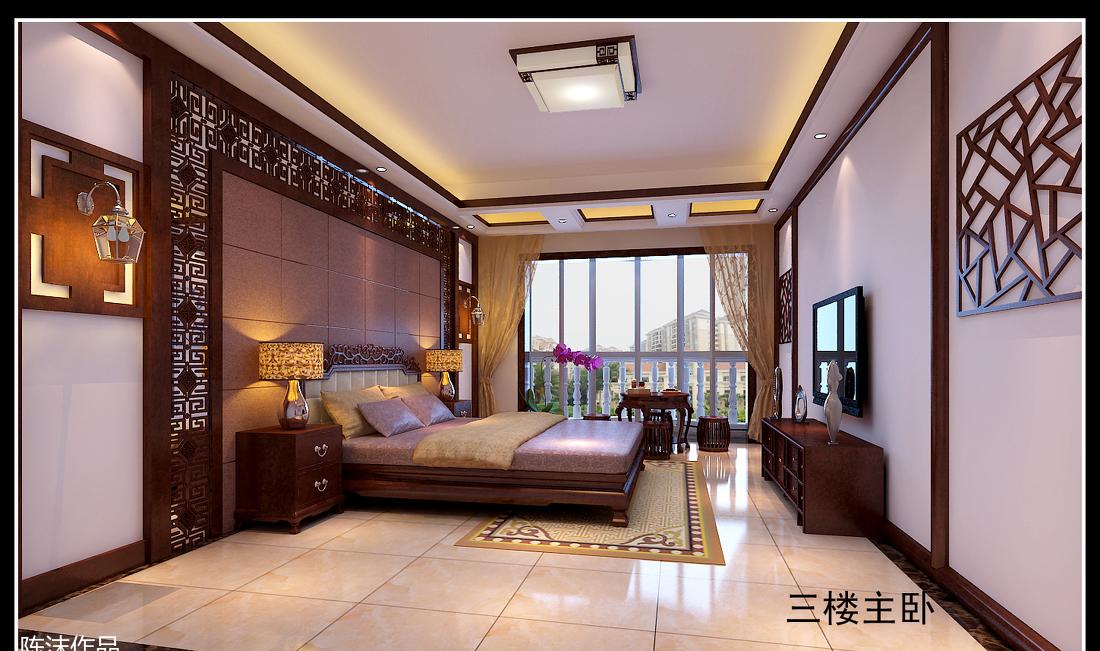 
中式风格别墅 -12