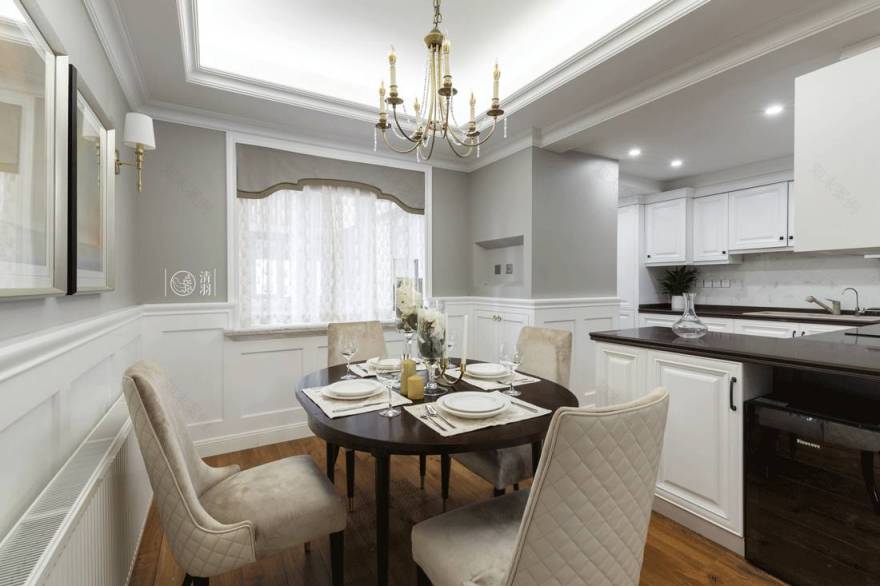 优雅知性,成都 180 平米美式四居室设计-43