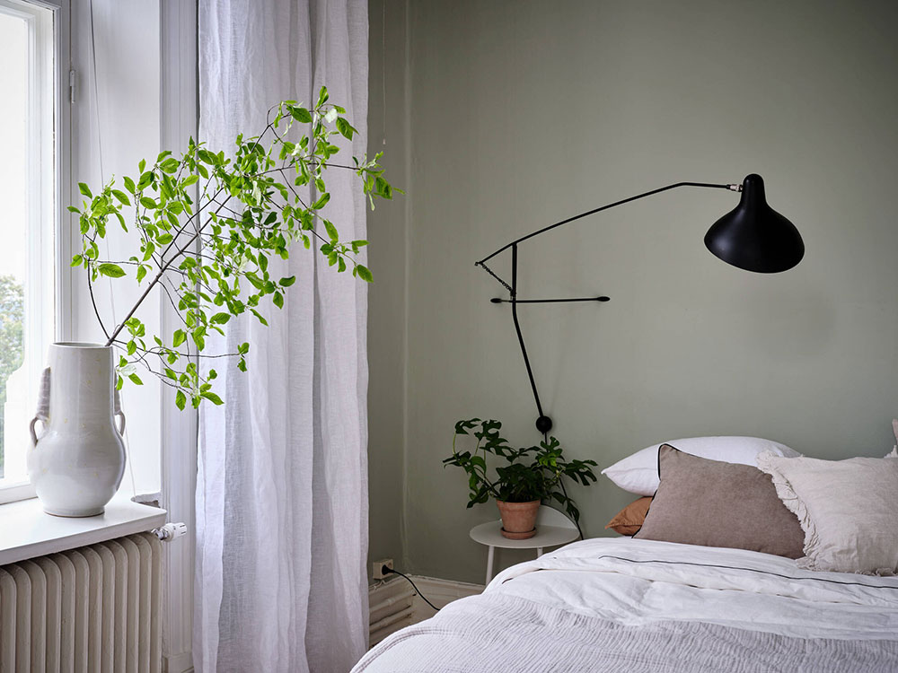 瑞典 52㎡清新自然角公寓设计-11