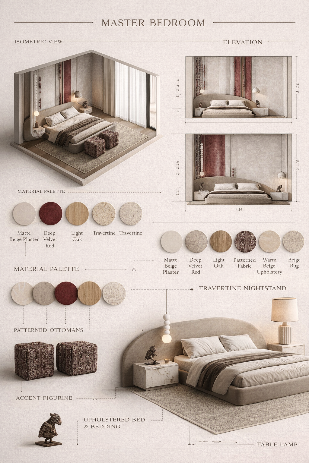 海福卧室（注：这里HAIF可能是一个品牌名之类的，音译为海福，若有具体背景信息可替换为更合适的译法）丨阿曼丨Bloom Studio-9