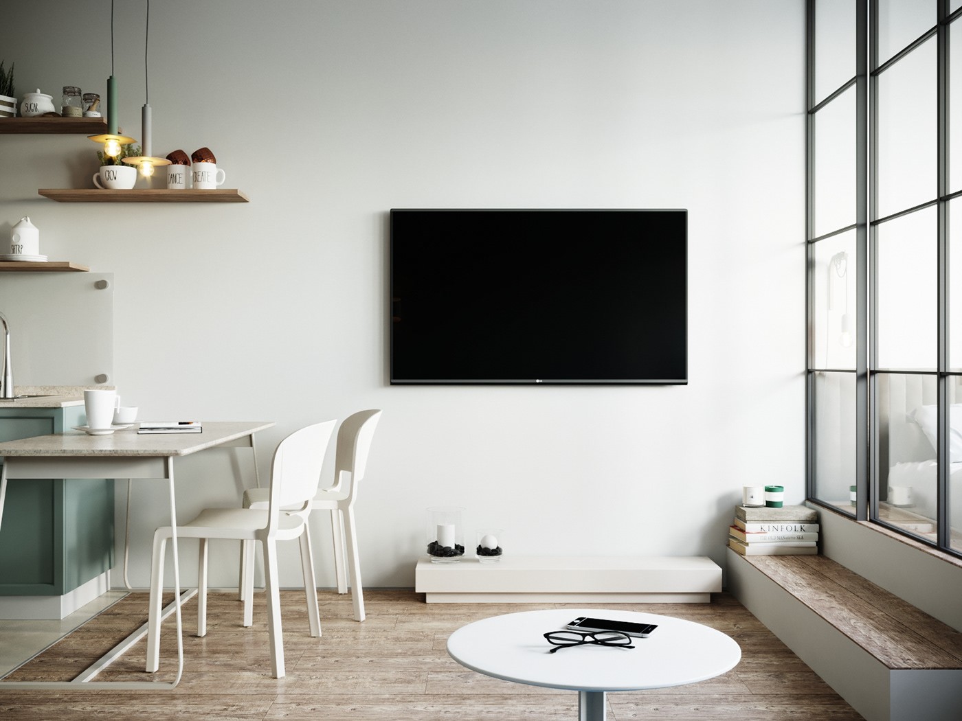 明亮小户型单身公寓-2