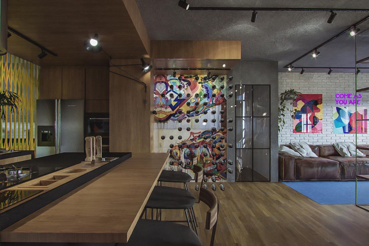 MORA estúdio 打造独特工业风公寓 L+G-3