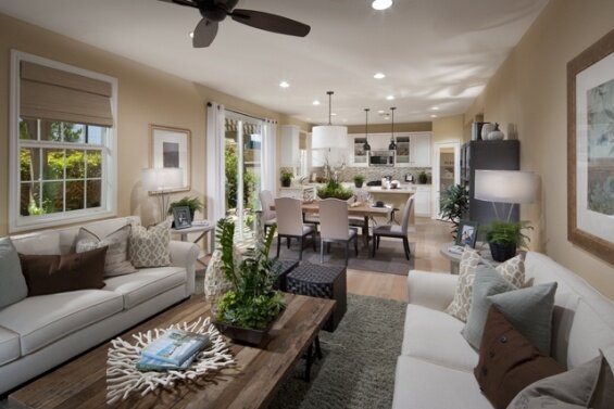 30平米厨房与客厅合并空间设计-94