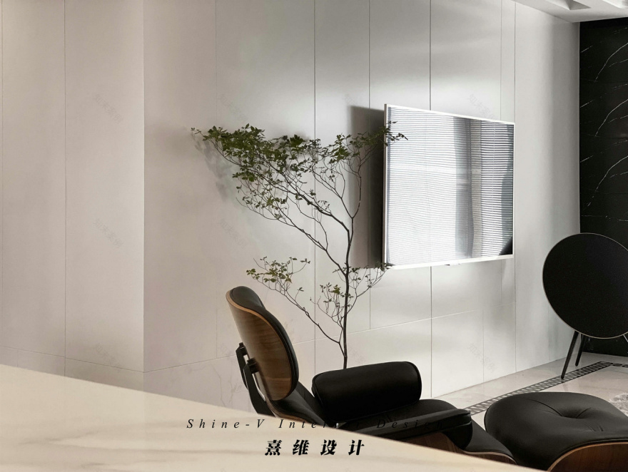 鲁能公馆气质简约之家,设计师巧妙改造精装房-16