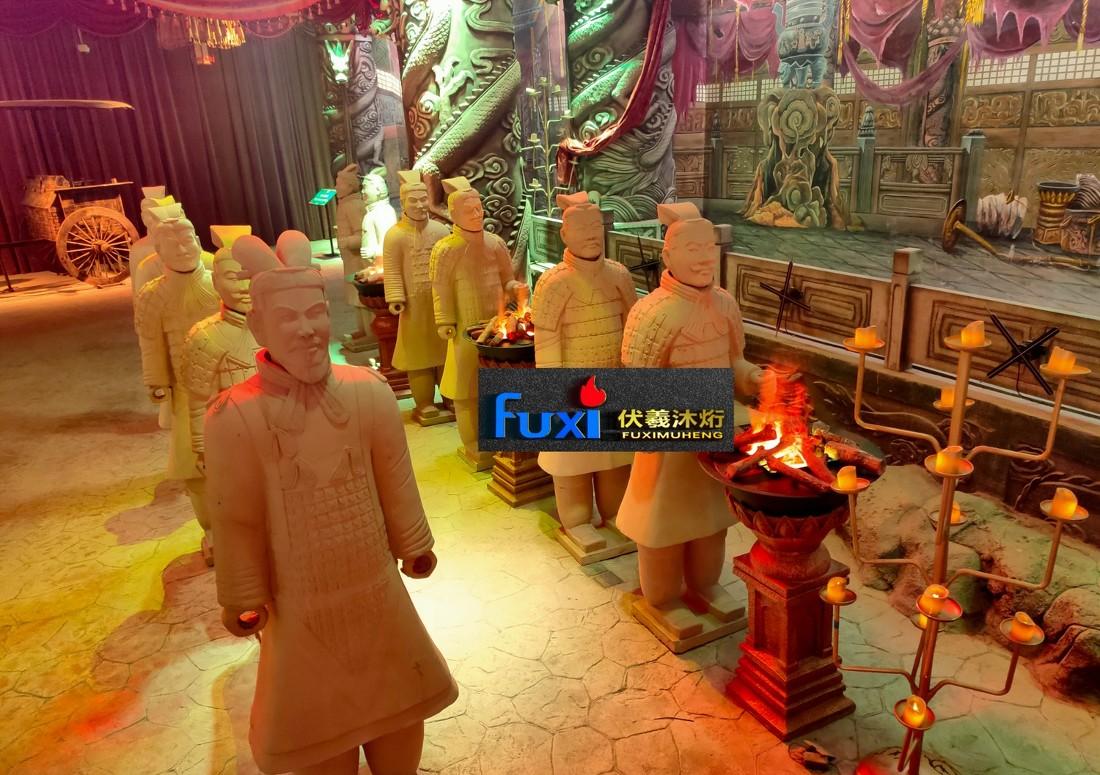 五一长假游兵马俑，体验伏羲壁炉篝火盆设计魅力-18