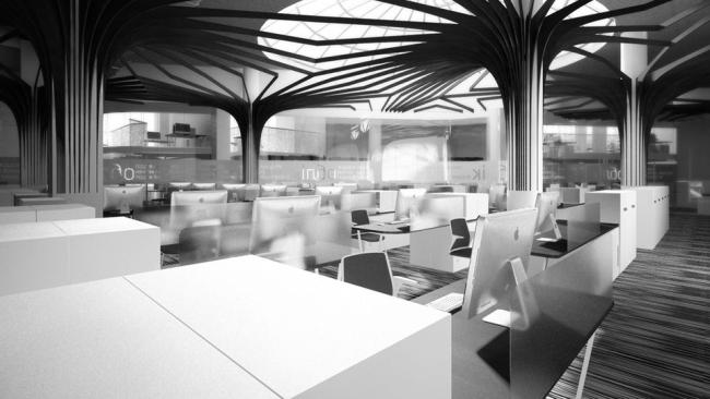 大型乌克兰贸易网络总部办公室丨乌克兰基辅丨Dmytro Aranchii Architects-18