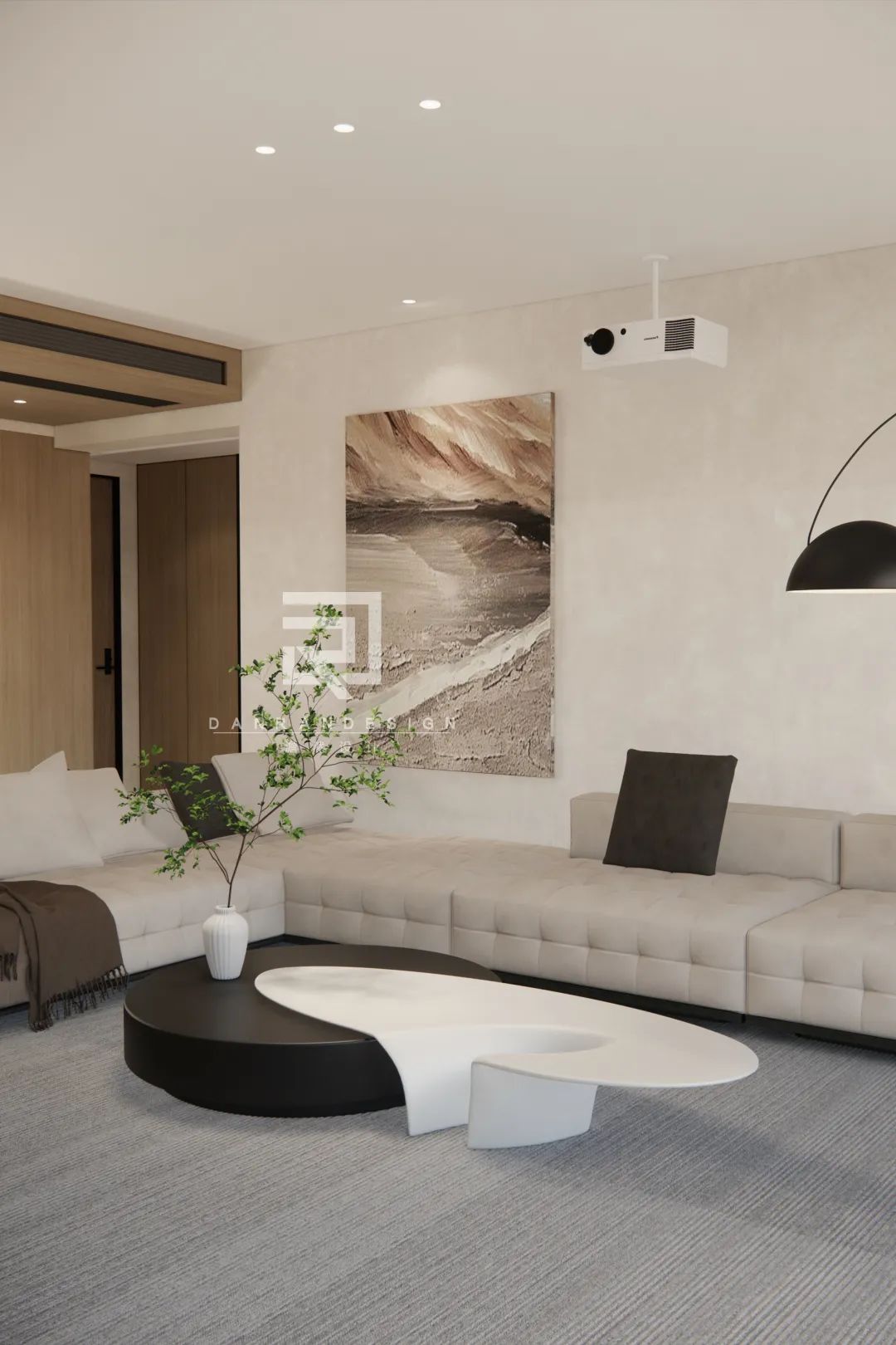 华侨城嘉陵江天丨中国重庆丨澹然团队,橙色软装-37