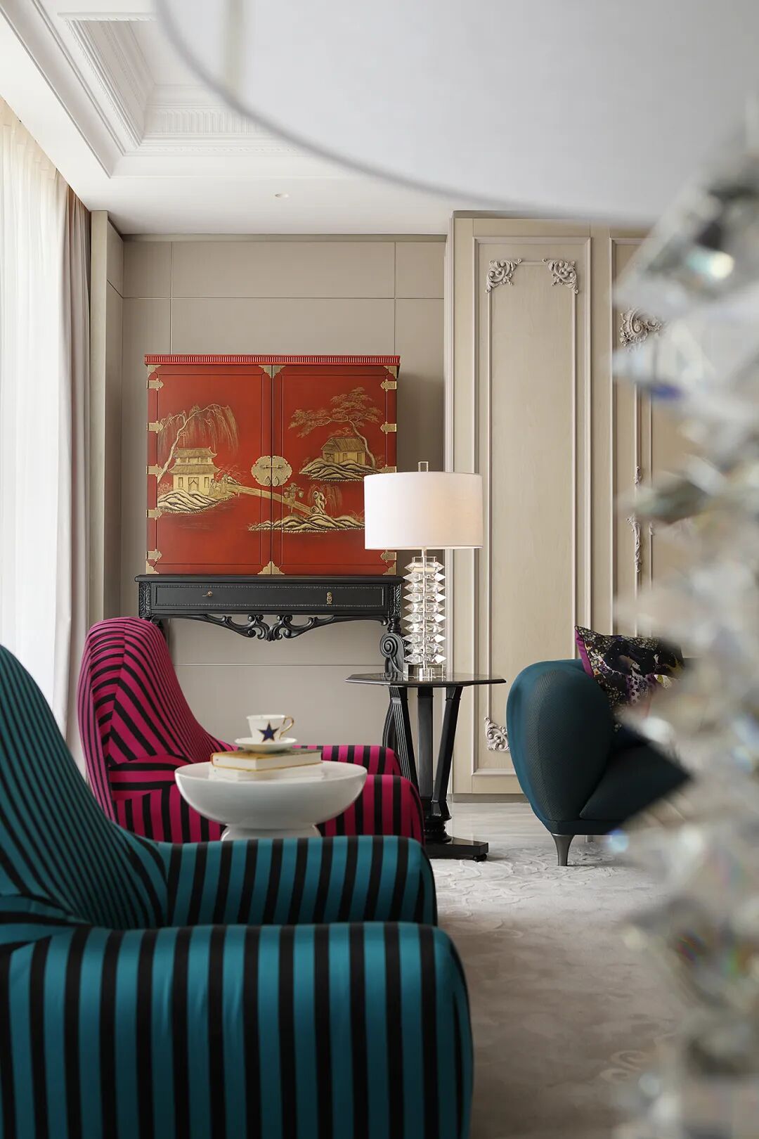 多风格软装设计|以空间为笺，晕染东方雅韵-17