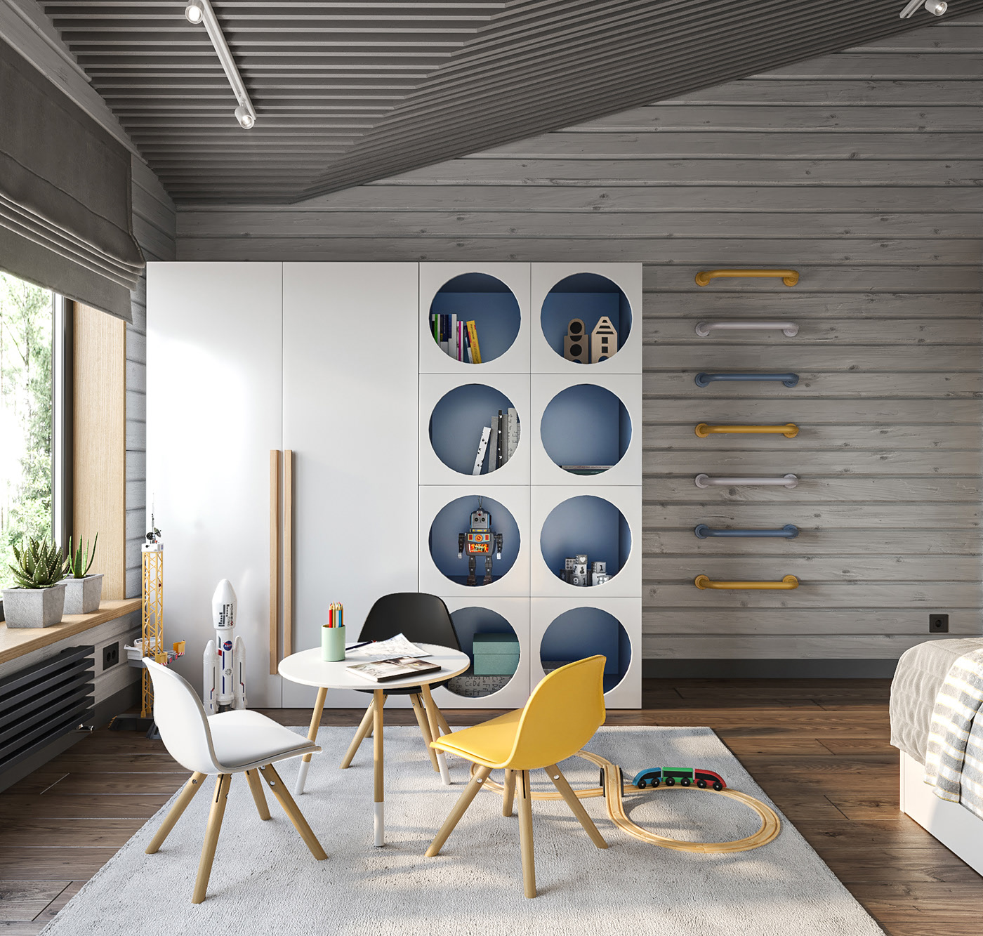 200平 木质简约别墅设计-29