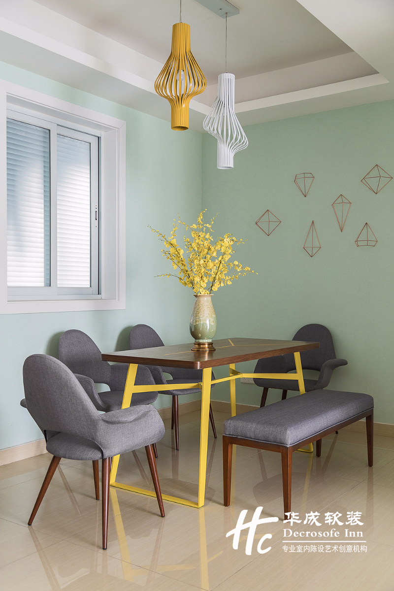 【华成美域设计】吉宝凌云峰阁136㎡ 北欧风-12