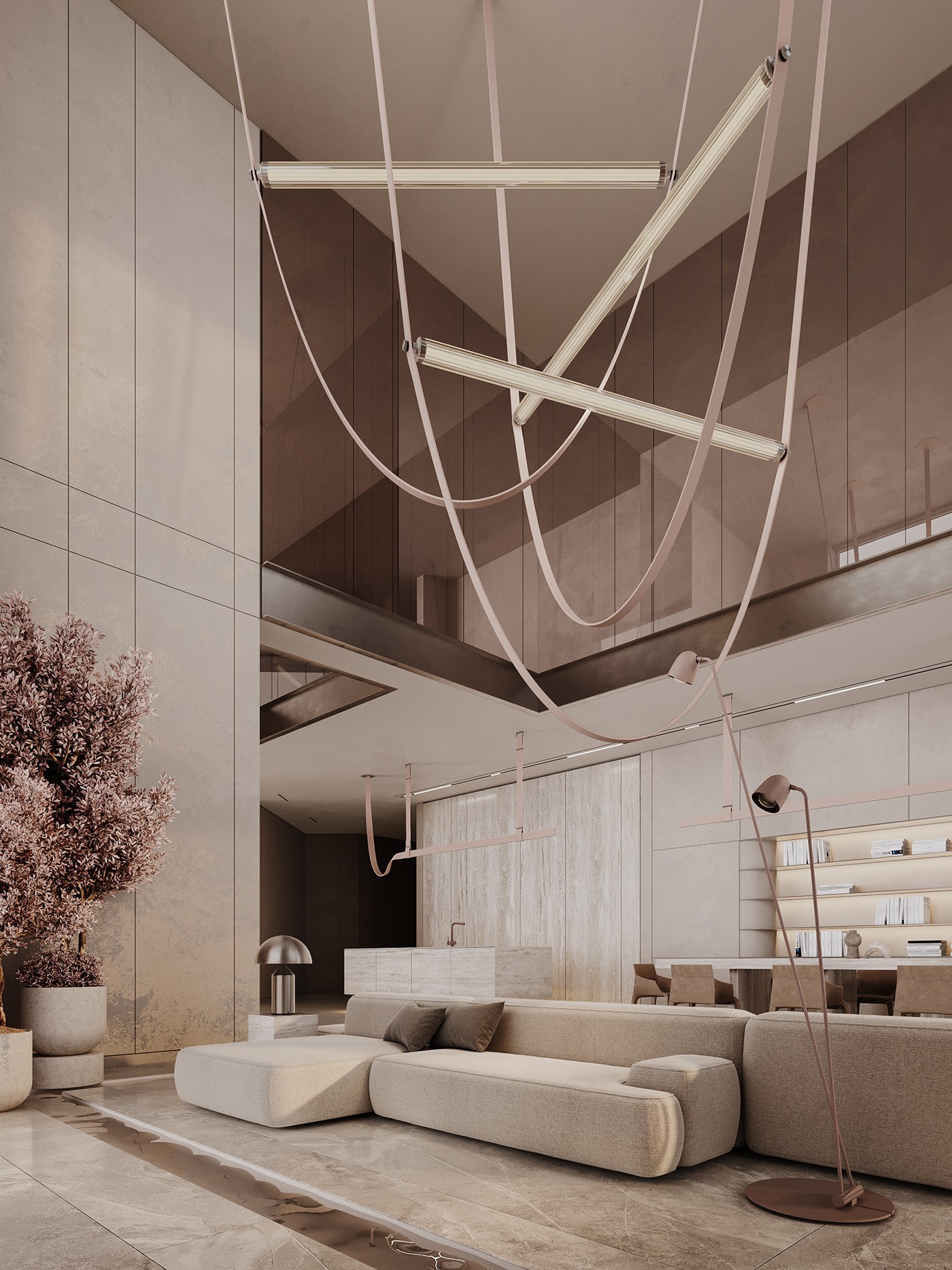 高级素色+木质风 别墅设计！-11