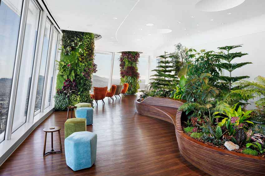 Salesforce Tower办公楼柱体绿化景观设计丨美国丨Habitat Horticulture景观设计公司-10