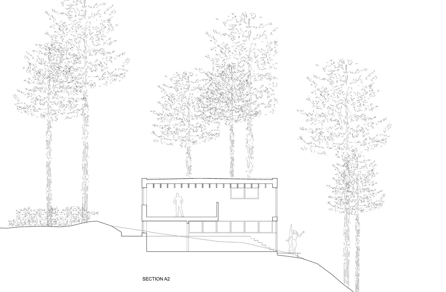 斯德哥尔摩乡村有机景观中的清晰几何建筑-48