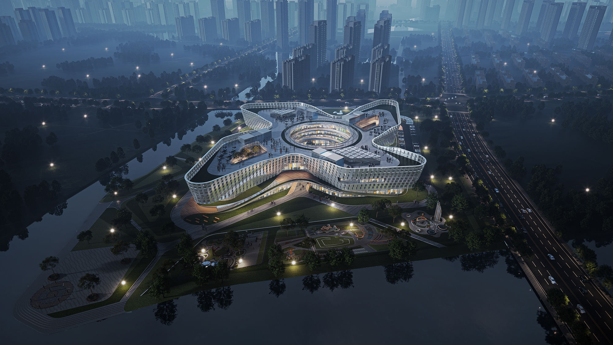 浙江平湖儿童青少年中心丨中国嘉兴丨零壹城市建筑事务所-18