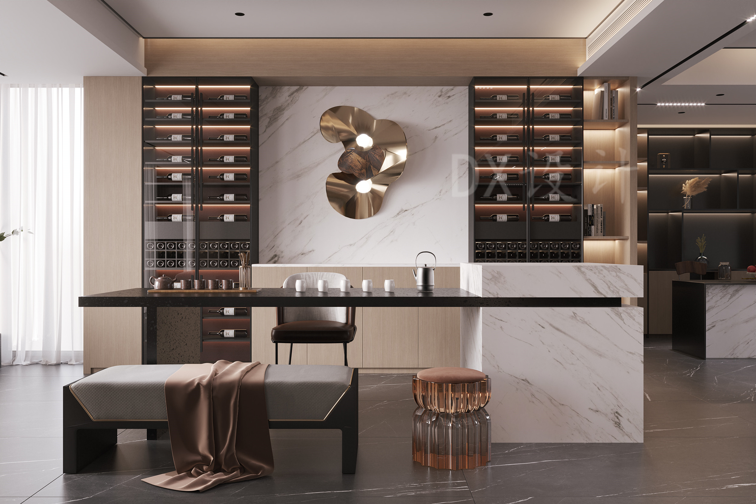 现代轻奢风室内设计-5