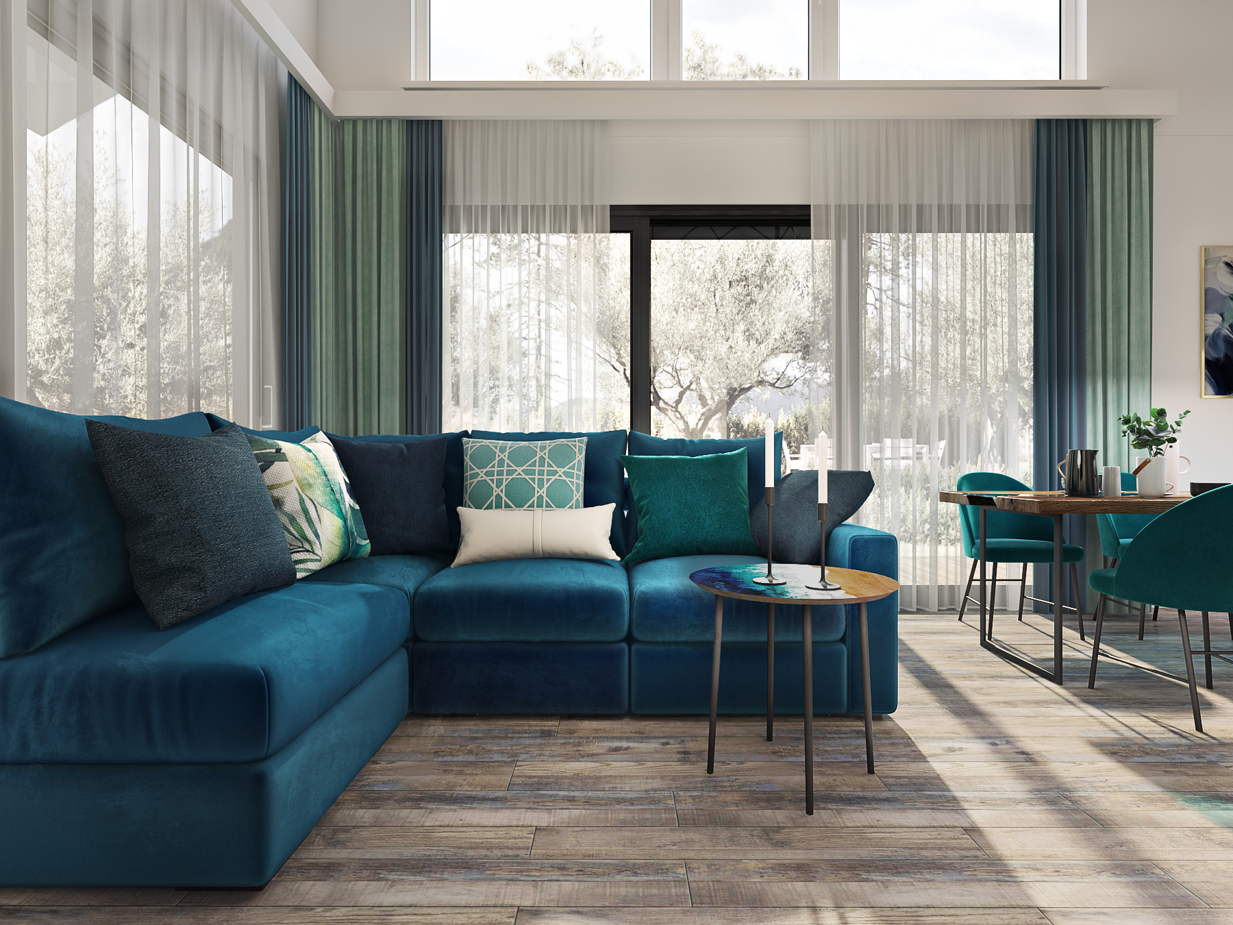 Белый лофт и немного эко-5