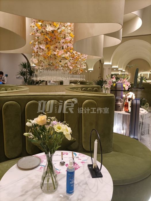 网红餐厅设计 西餐厅 花园餐厅 餐饮设计公司 商业设计-7