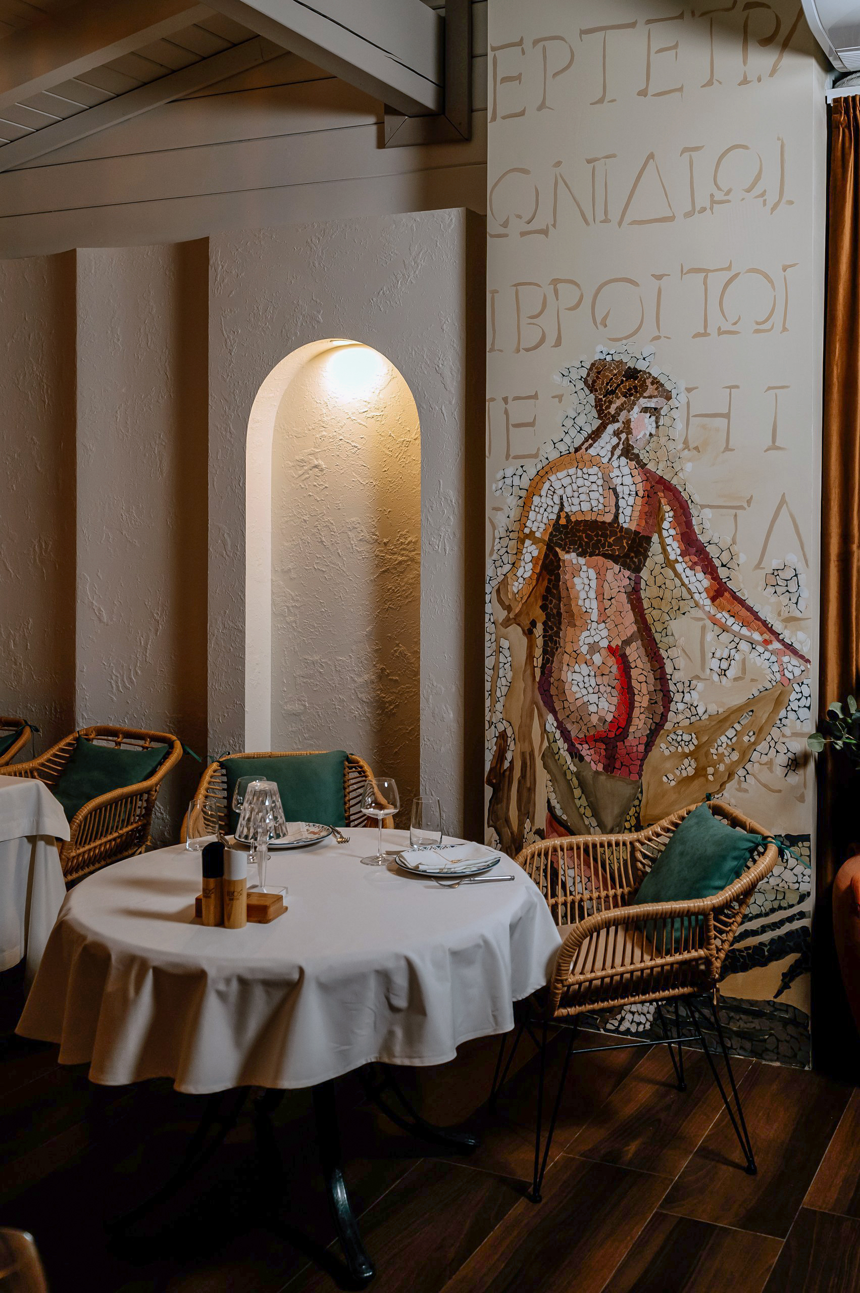 Greek restaurant interior design-1
