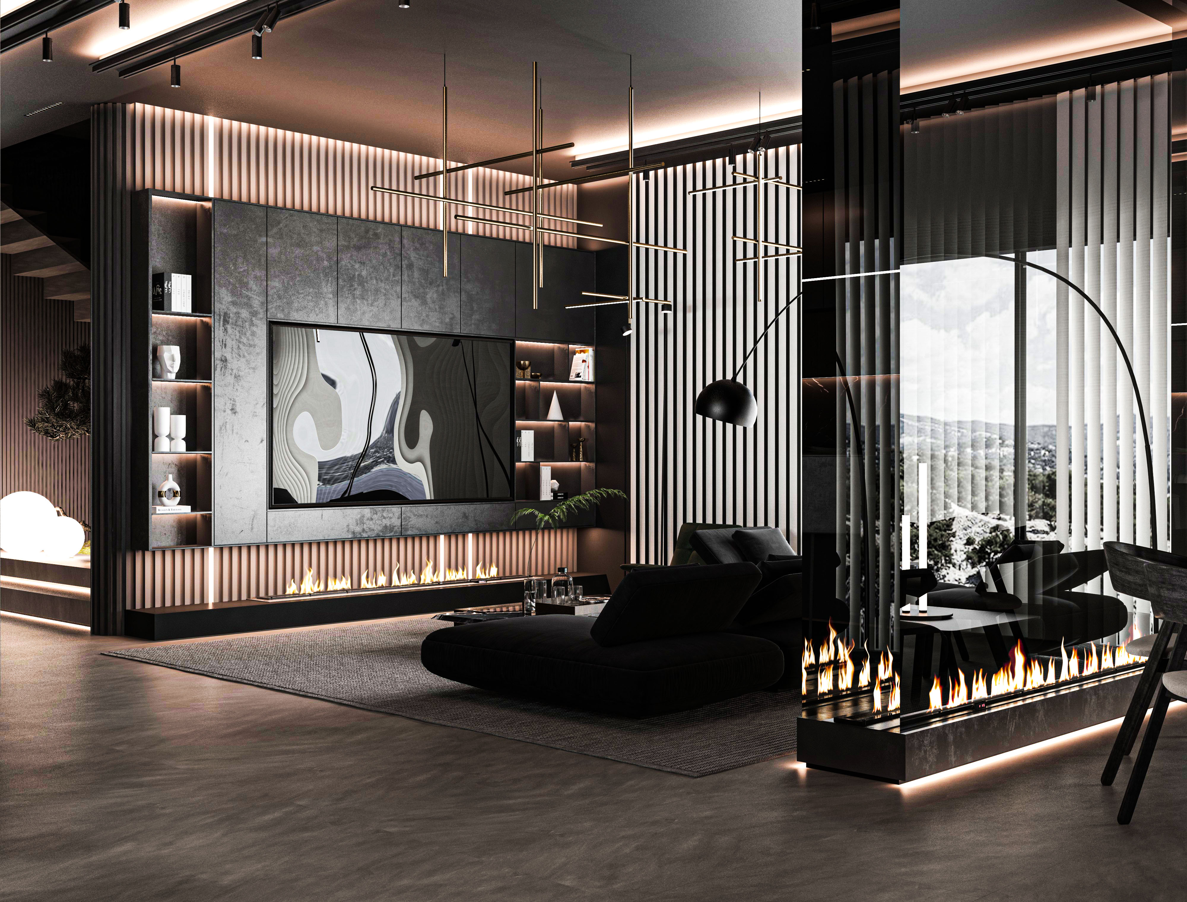 黑色概念别墅丨土耳其安塔利亚丨Görkem Bozkurt-0