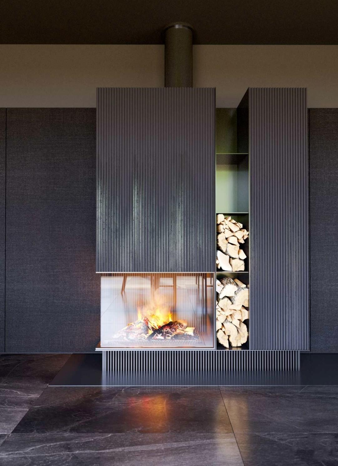 ZROBYM architects--高级黑住宅，墙面这样设计更有质感174㎡-17