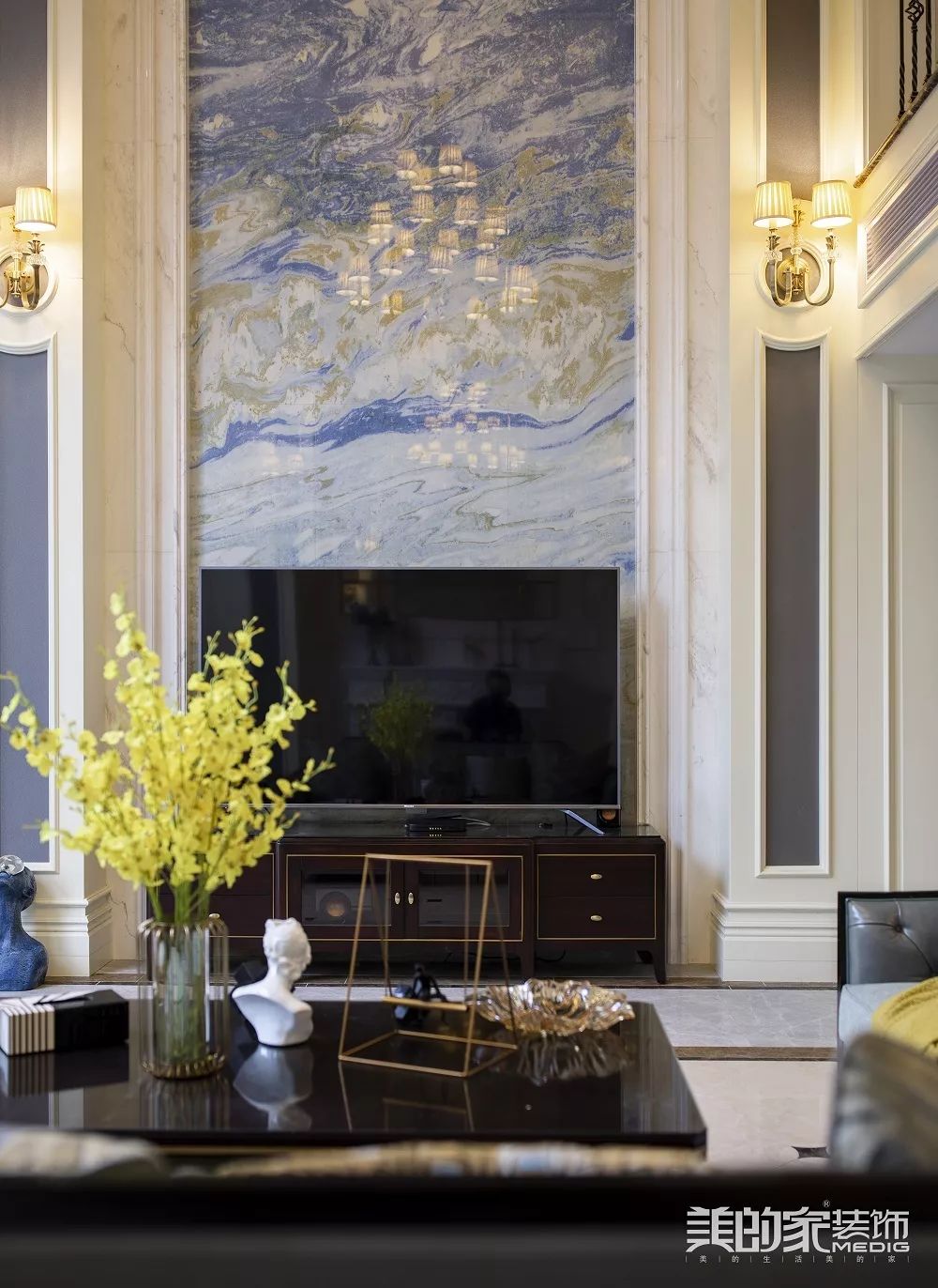 暖男标配的家 | 法式质感美式小清新混搭,打造 280㎡优雅生活空间-34