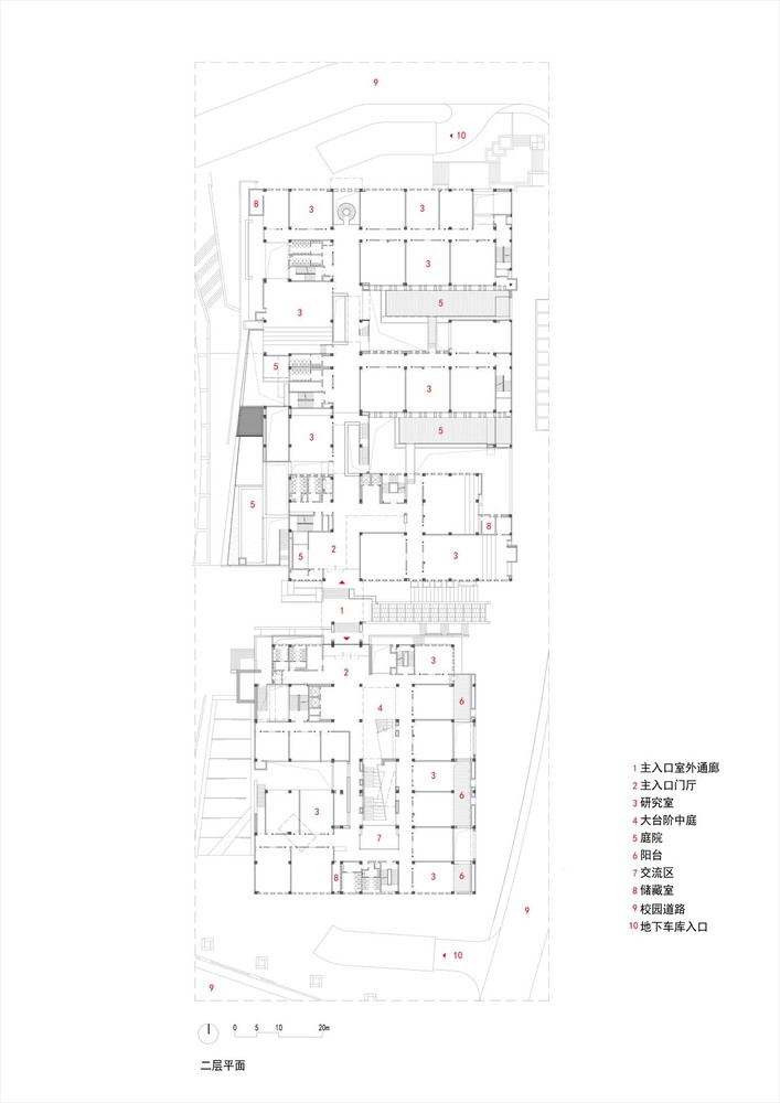 湖南大学天马新校区综合楼-23