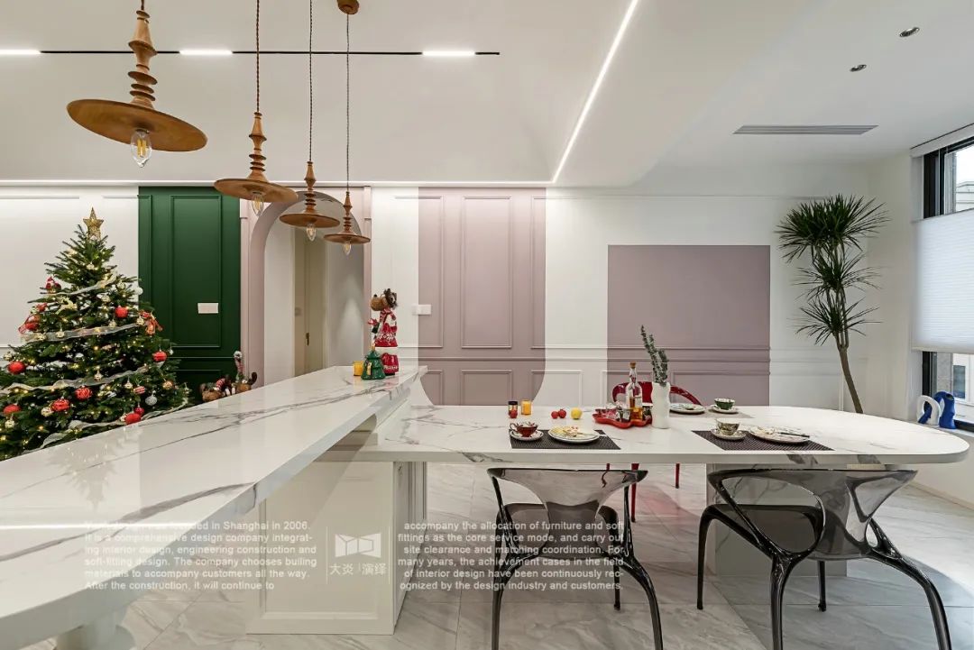 新法式波普风精装房改造丨中国上海丨大炎演绎-47