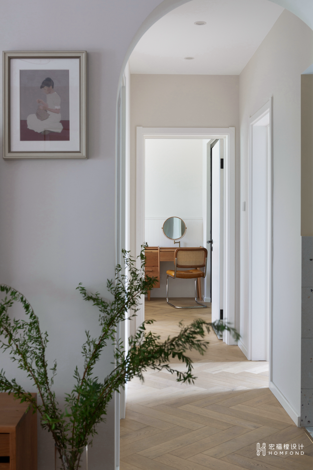 原木+奶茶色，随性自由的治愈空间 | 宏福樘设计-16