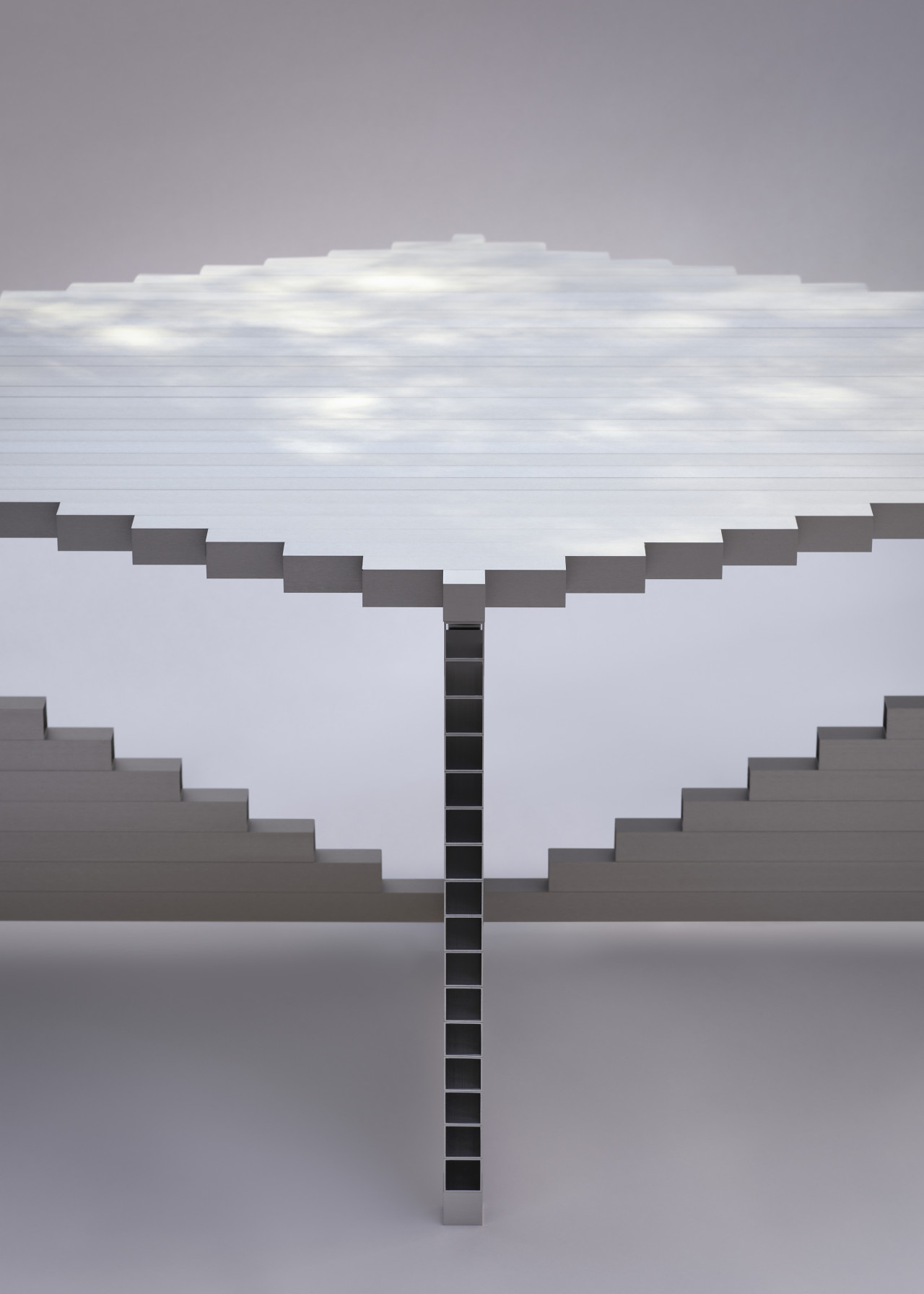 RM I Table | Joseph Smolenicky 设计的悬浮式方管餐桌-6