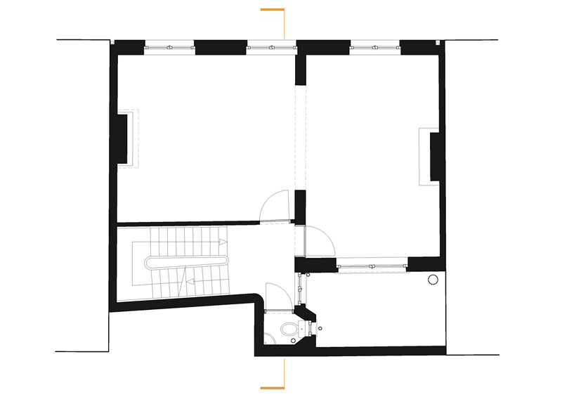 CPAS LIEGE  3 公寓及 1 商业底层建筑翻新丨Binario architectes srl-33