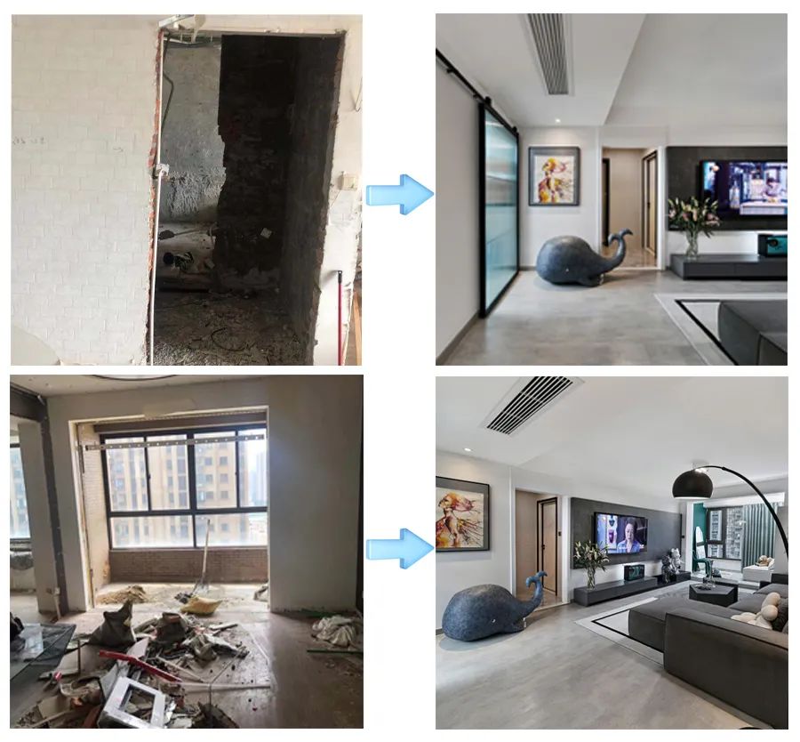 现代简约风 98 平米二居室改造丨胡晓威-17