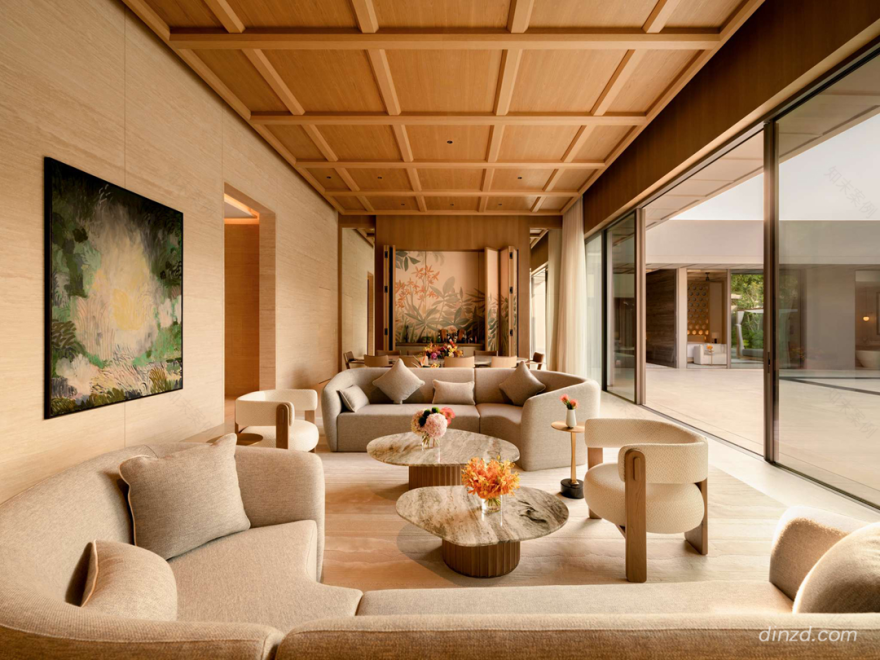 新加坡圣淘沙莱佛士酒店丨Yabu Pushelberg-65