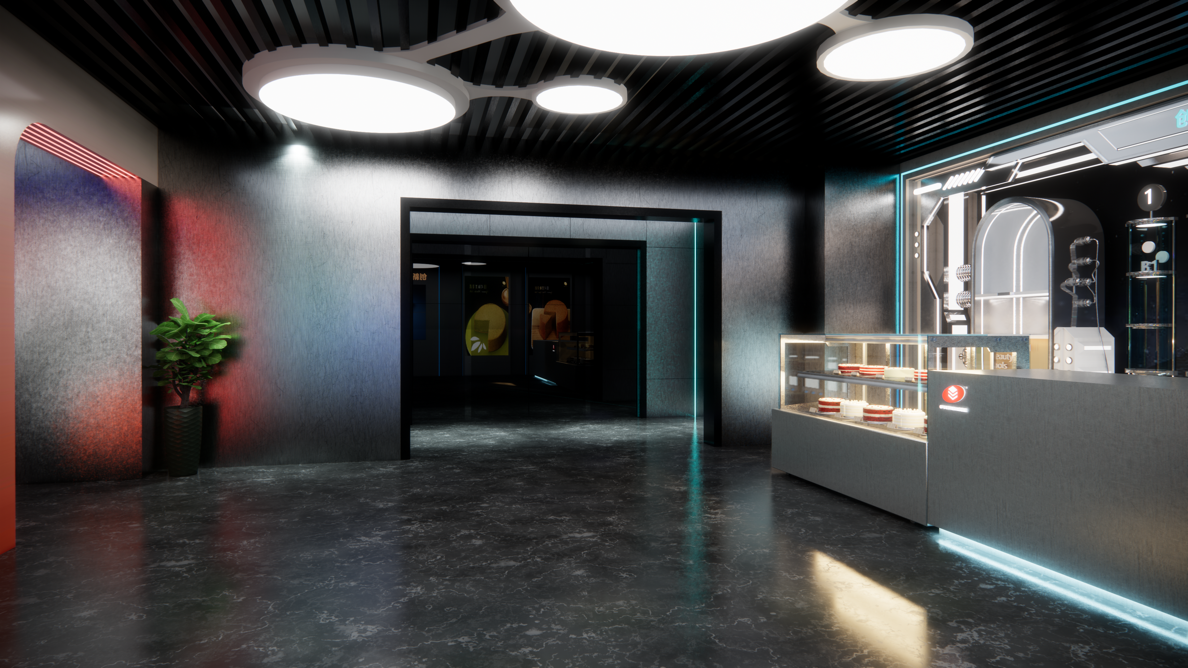 预制蛋糕企业展览厅-9