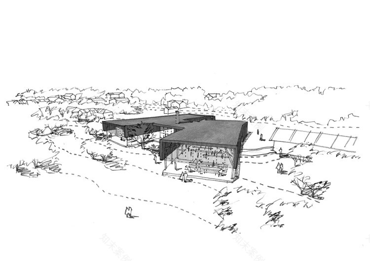 丹麦 Jomsborg 男女童子军设施,融入自然景观的木质建筑-24