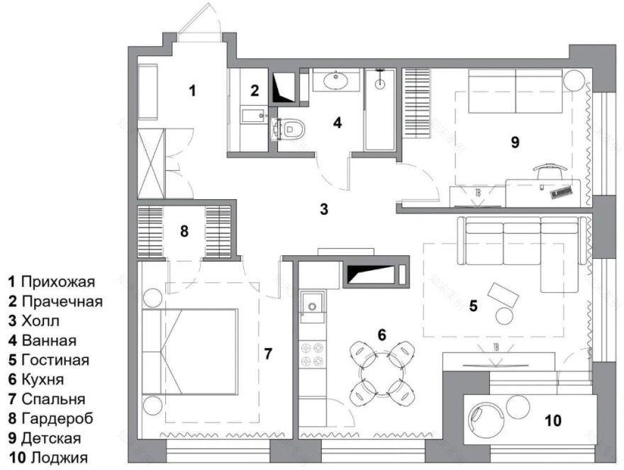单身男人的 72㎡现代婚房丨Alice Basova-9