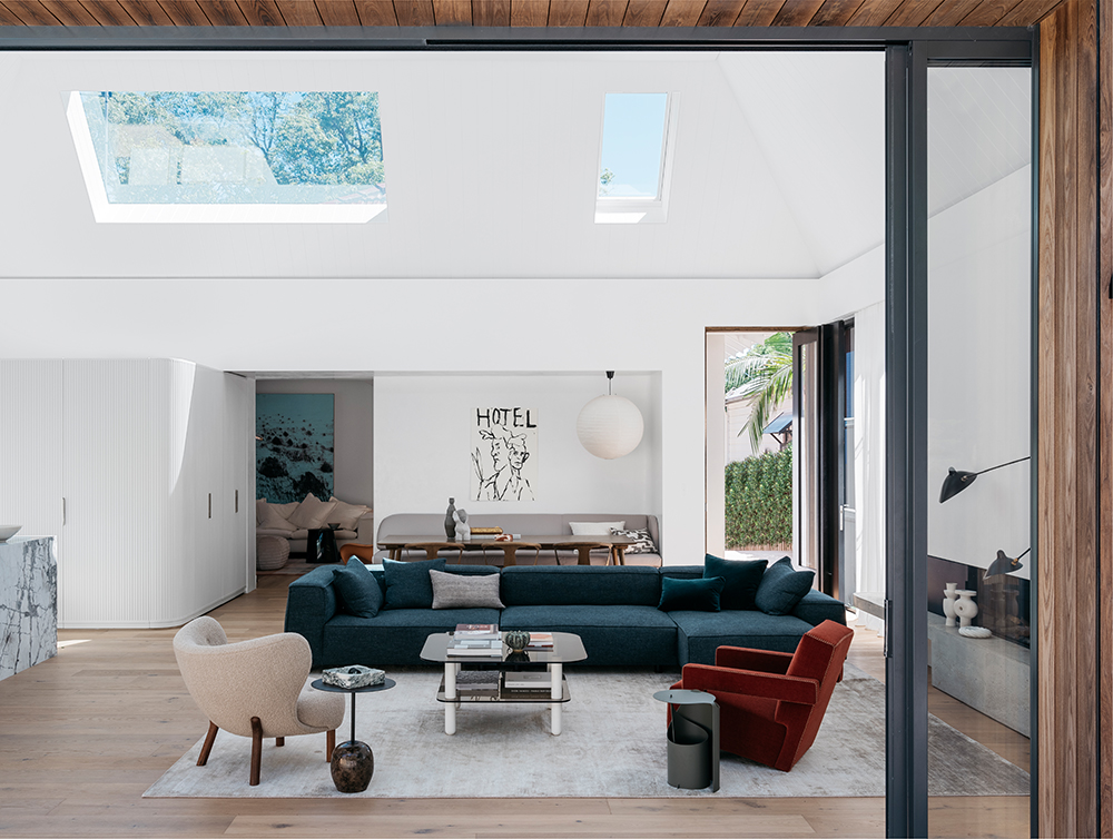 悉尼五米高挑空住宅，舒适后院配泳池-4