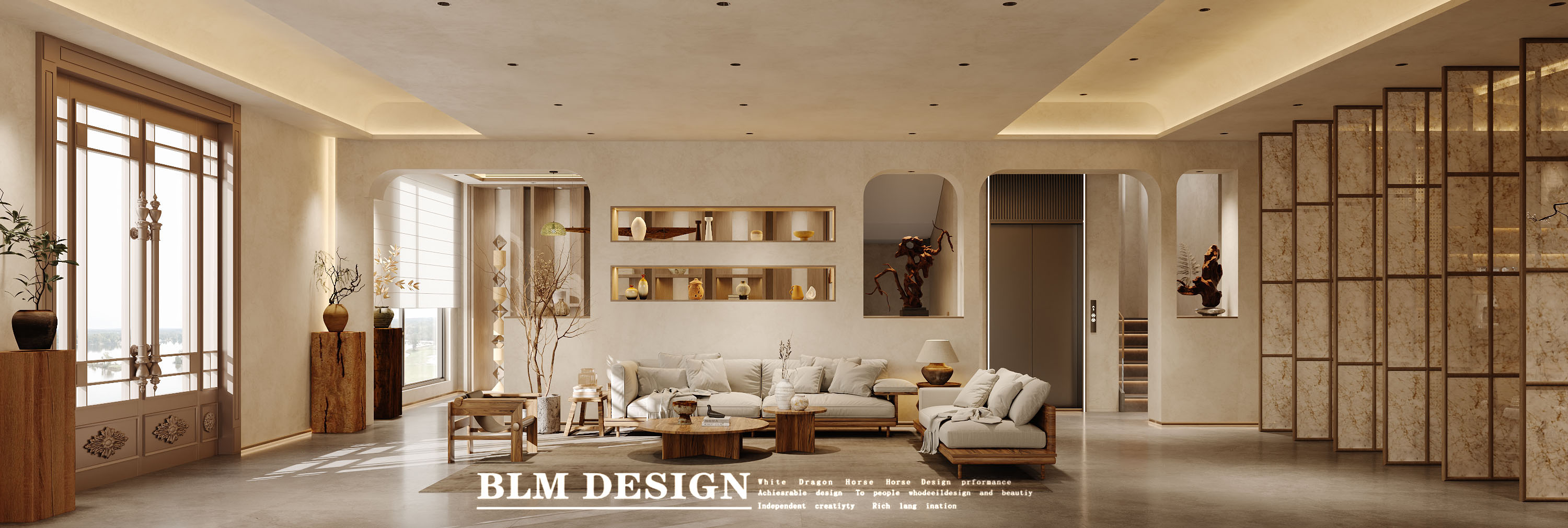 会所设计丨白龙马效果图-10