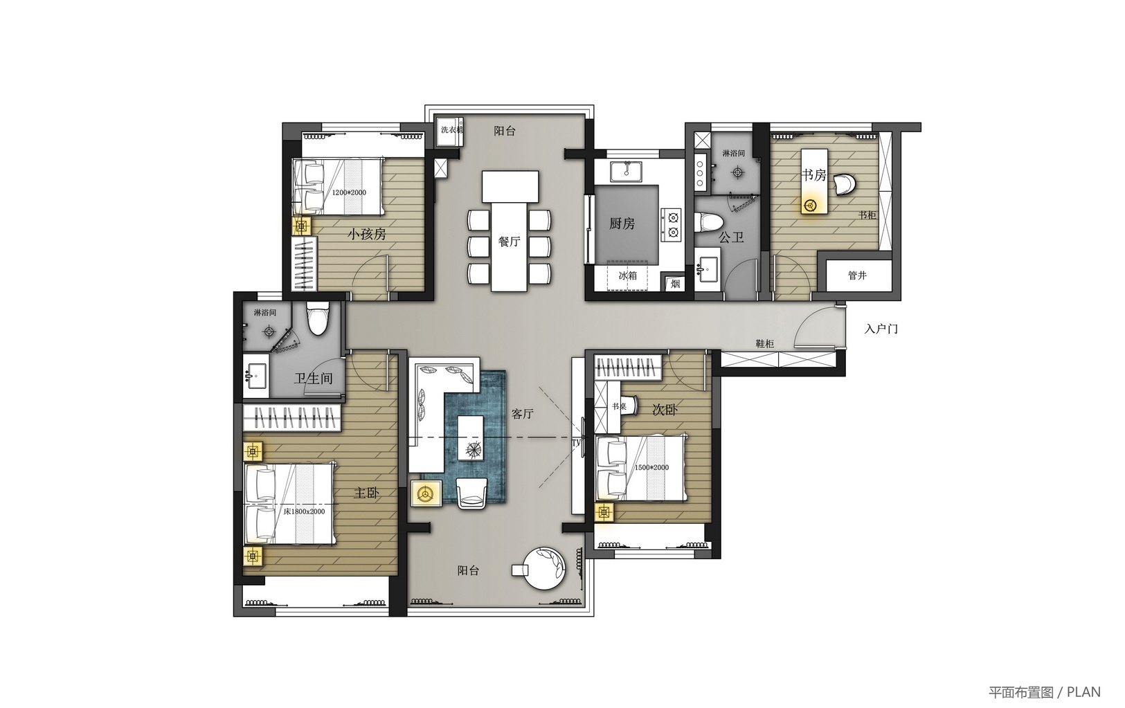 佛山 140 平米空间升级,打造温馨亲子宅丨中国佛山丨壹同创意-50