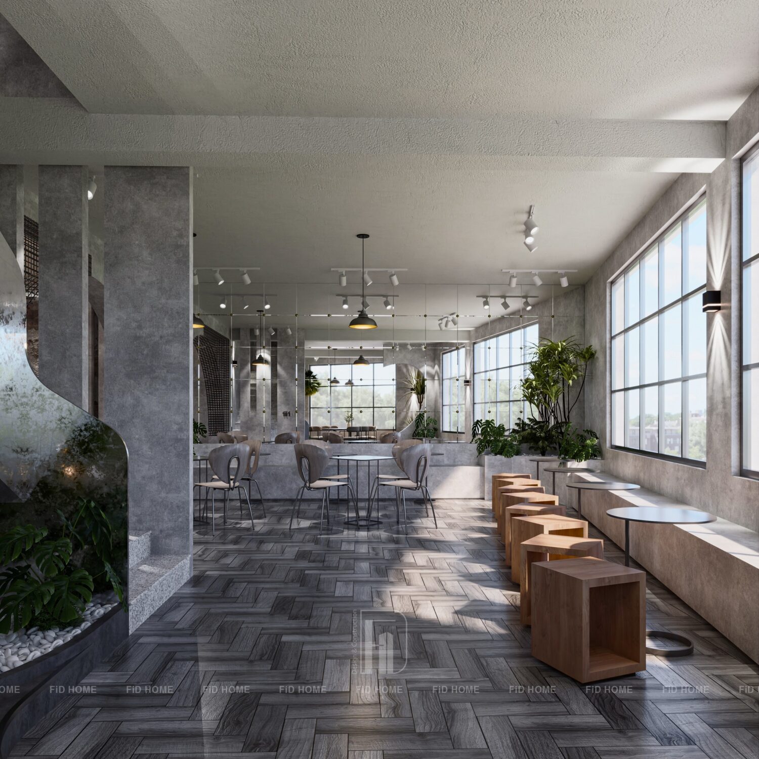 Sketchup咖啡室室内模型丨Viet Duc Kieu-2